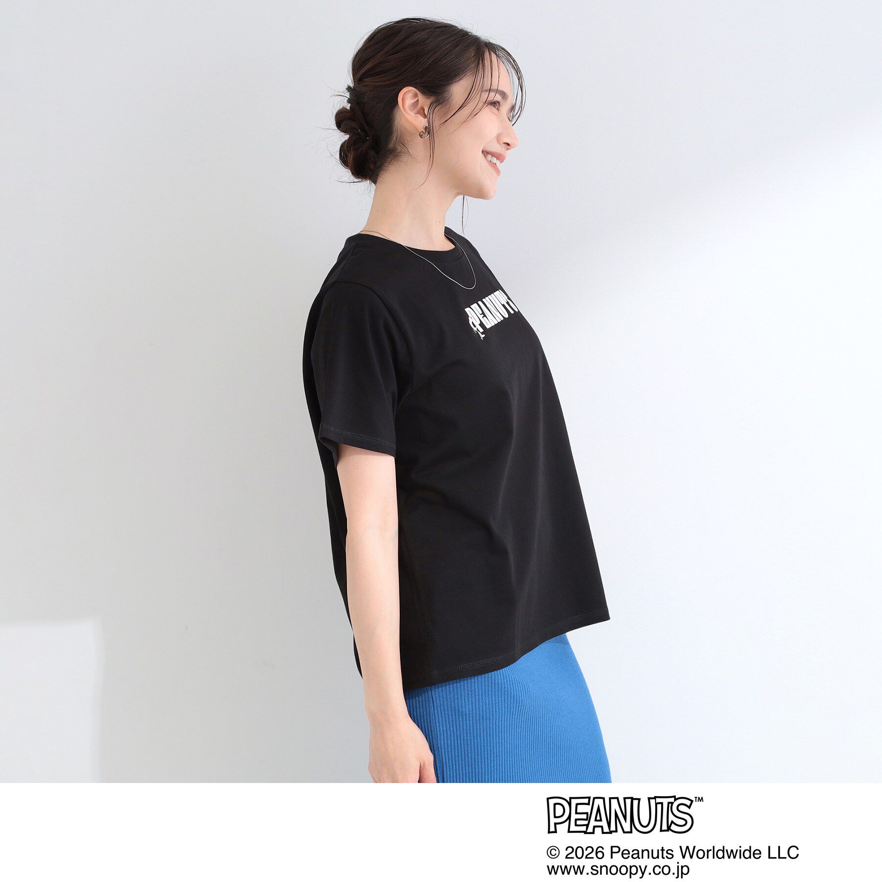 SHOO･LA･RUE「【PEANUTS】ひんやりプリントTシャツ」|Tシャツ・カットソー|