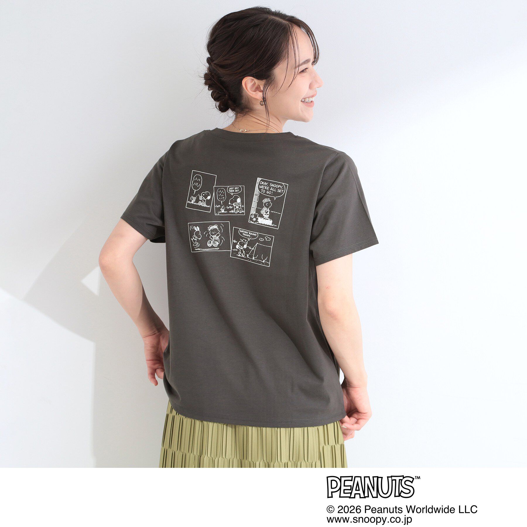 SHOO･LA･RUE「【PEANUTS】ひんやりプリントTシャツ」|Tシャツ・カットソー|