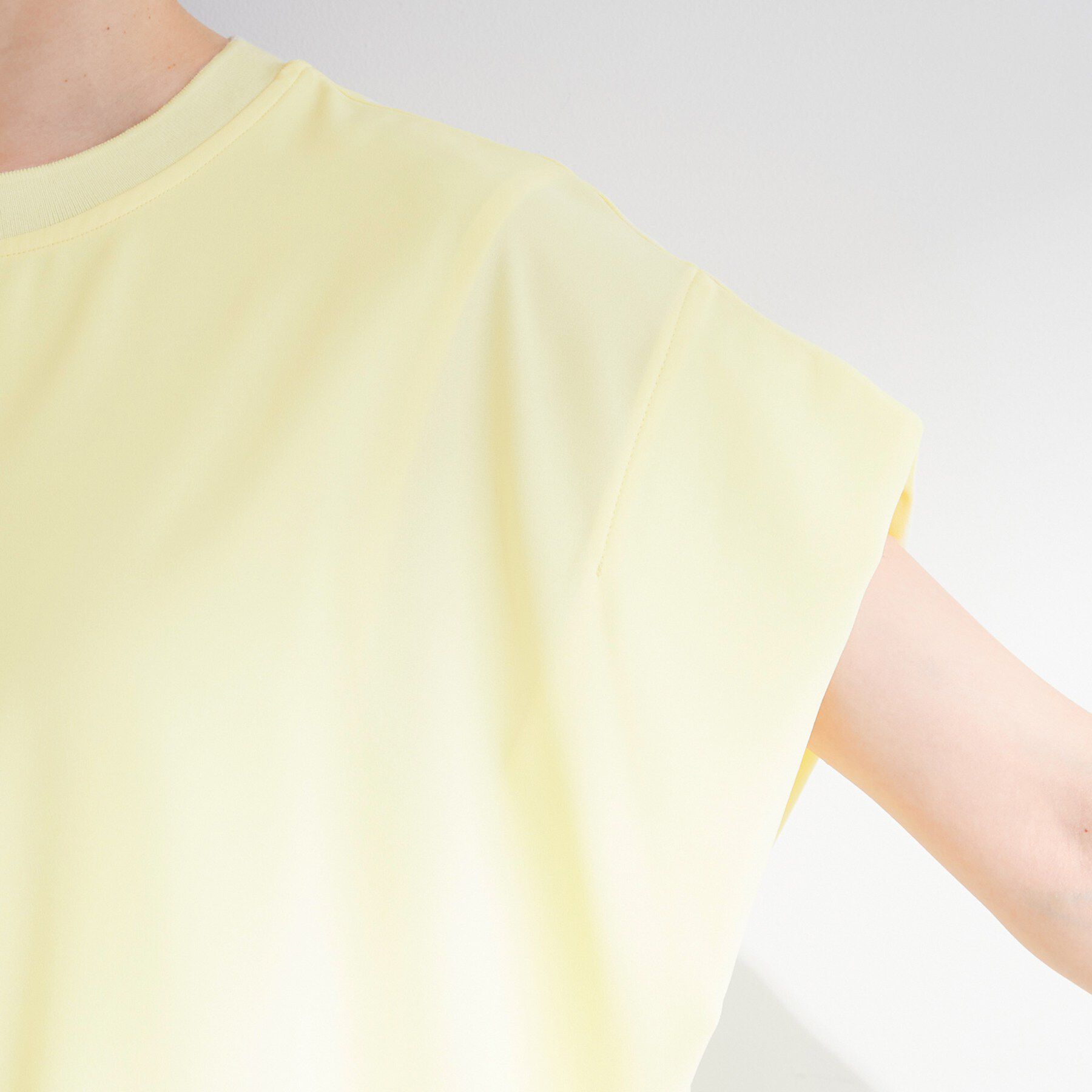 SHOO･LA･RUE「【洗濯機可/体型カバー】インしてる風 ふんわり裾バルーントップス」|Tシャツ・カットソー|