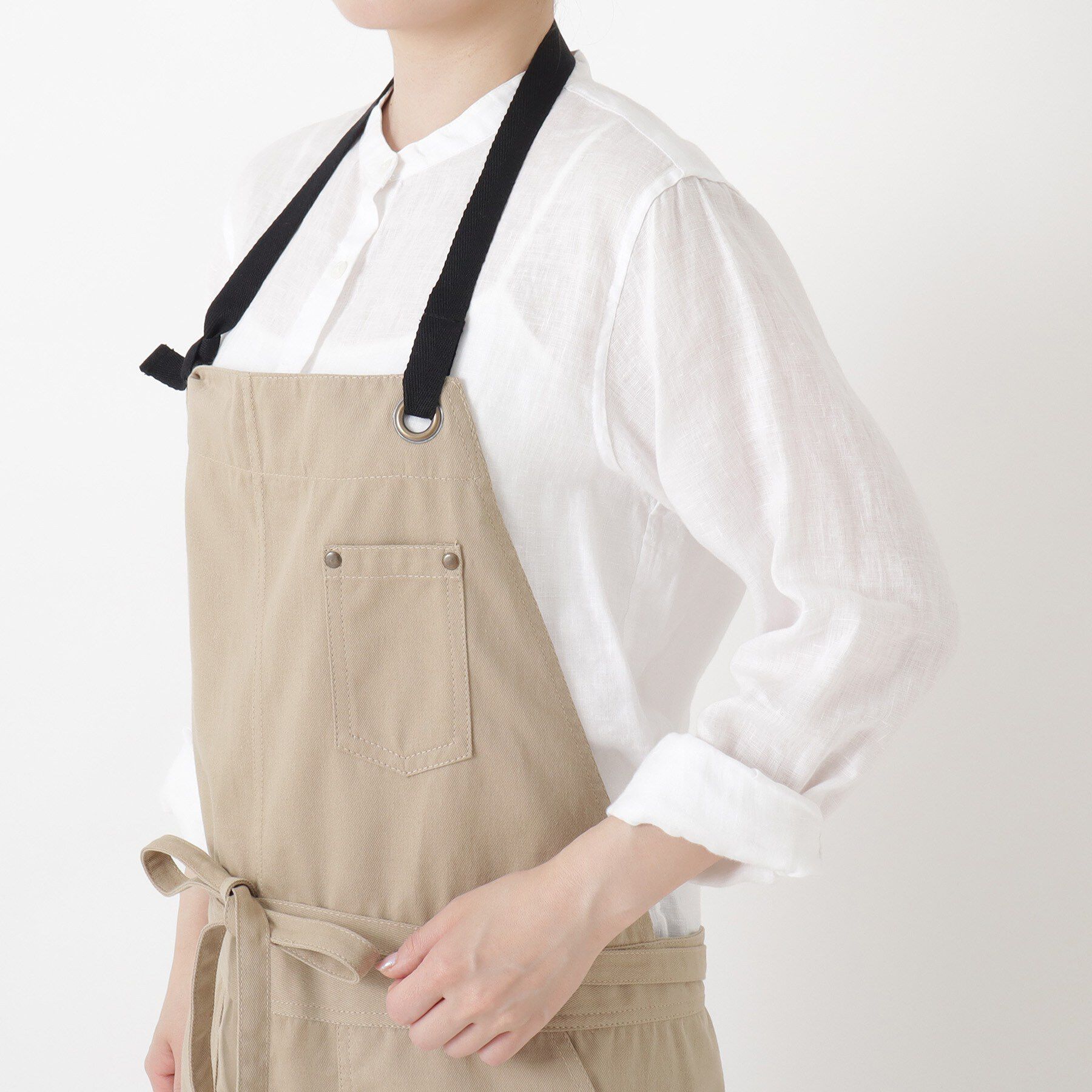 212 KITCHEN STORE「ツールスタンドロングエプロン BE」|食器・キッチングッズ|