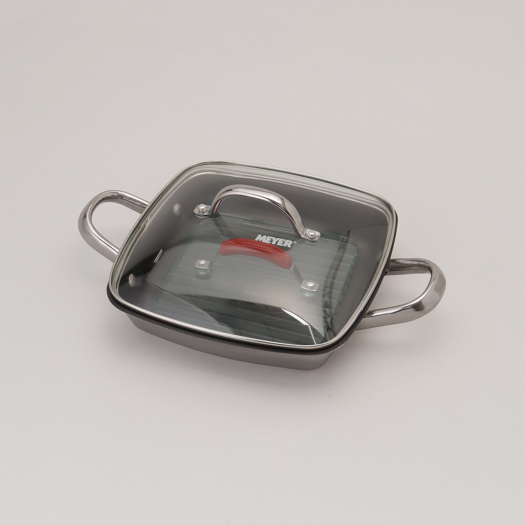 212 KITCHEN STORE「スクエアグリルパン 24cm RD ＜MEYER マイヤー＞」|食器・キッチングッズ|