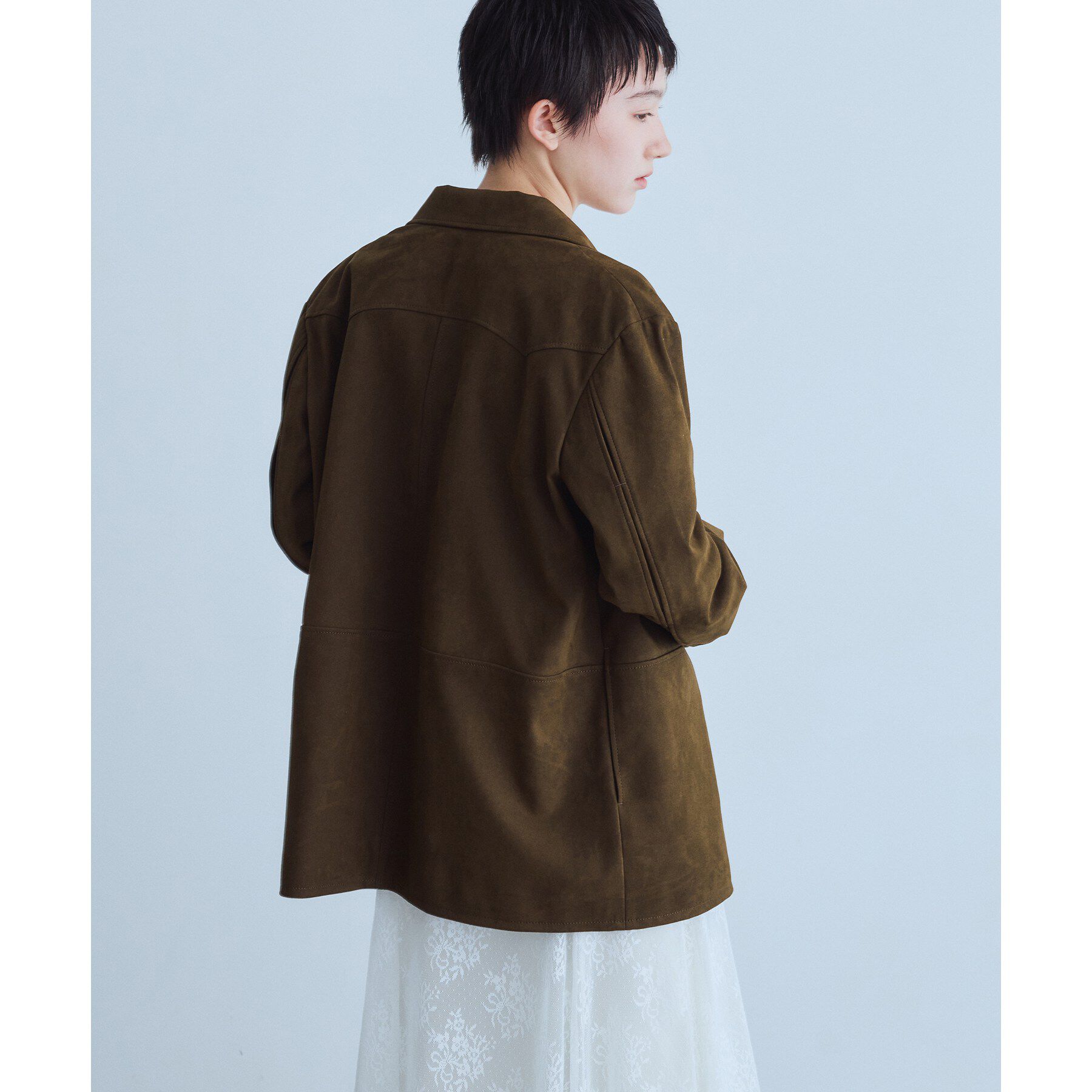 CODE A「soft suede－like jacket」|テーラードジャケット|