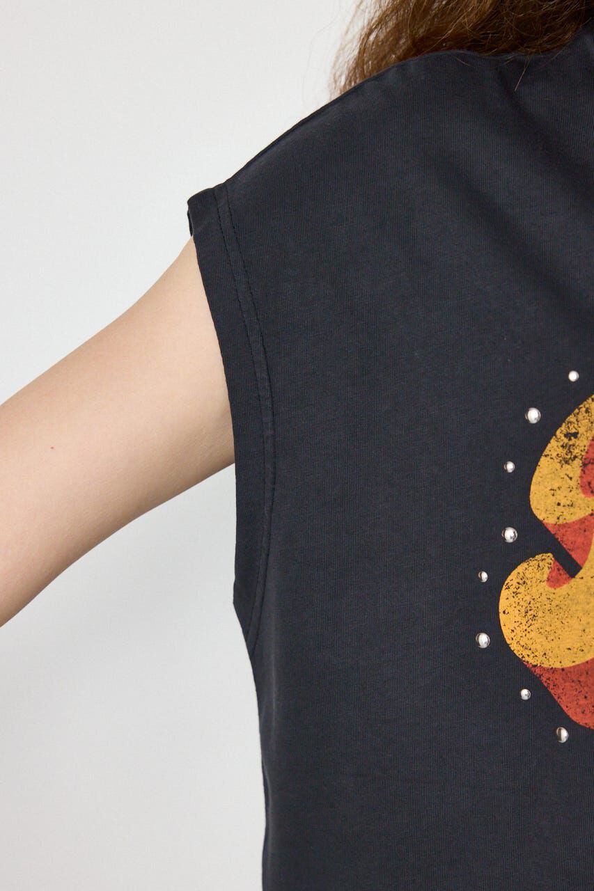 RODEO CROWNS「ロゴスタッズトップス」|Tシャツ・カットソー|