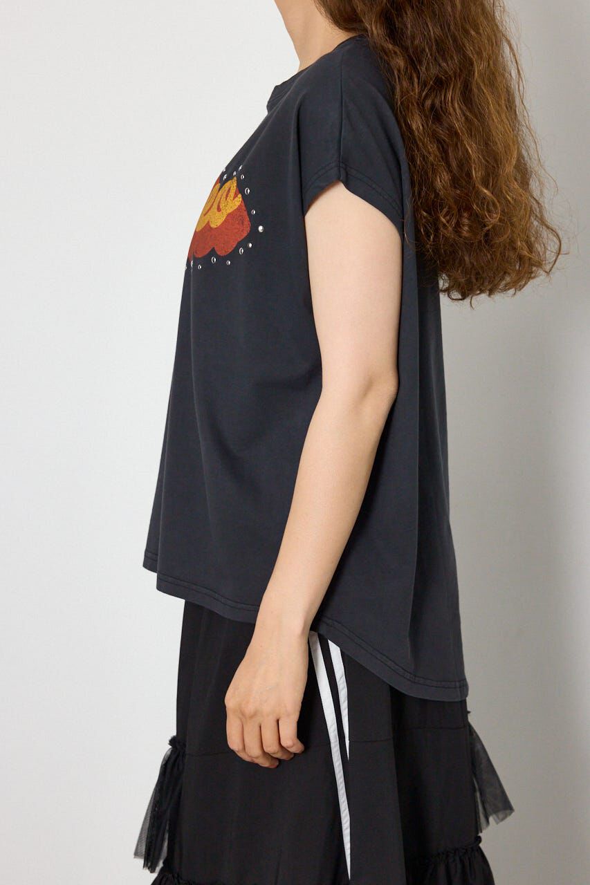 RODEO CROWNS「ロゴスタッズトップス」|Tシャツ・カットソー|