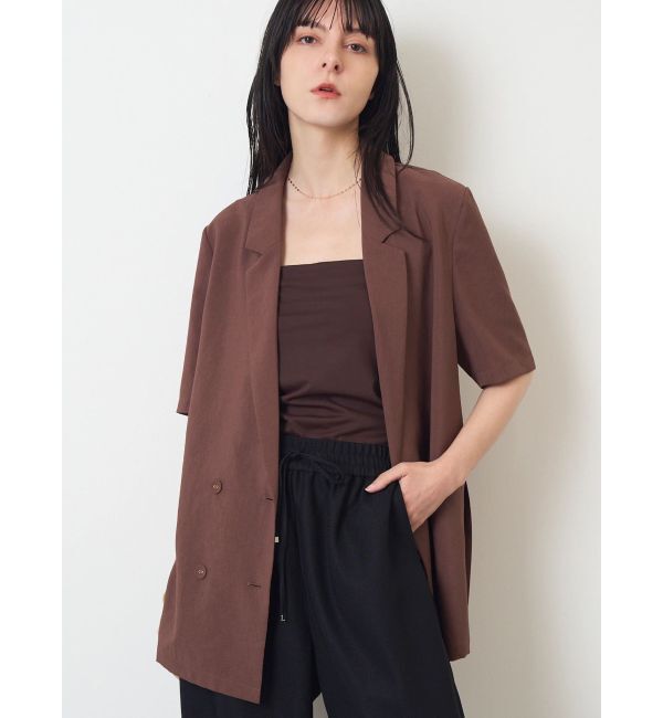 ELENDEEK「HALF SLEEVE TECH JK」|テーラードジャケット|