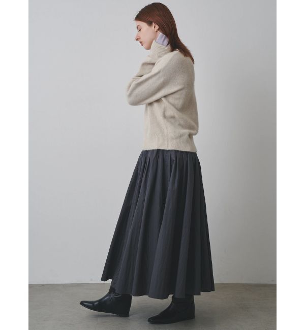 ELENDEEK「TUCK FLARE SK」|スカート|