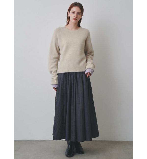 ELENDEEK「TUCK FLARE SK」|スカート|