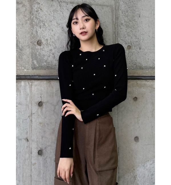 MURUA「スタッズニット」|ニット・セーター|