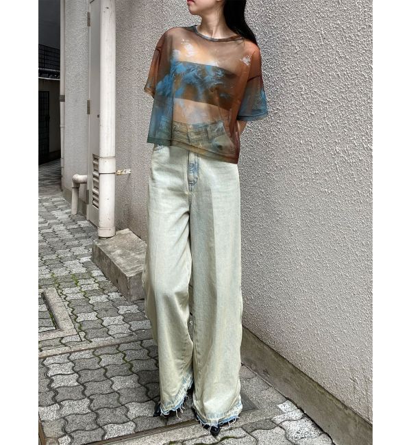 MURUA「【LIA KIMURA&times;MURUA】シアーTシャツ」|Tシャツ・カットソー|