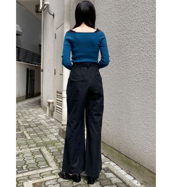 MURUA「コーティングコットンカーゴパンツ」|カーゴ|
