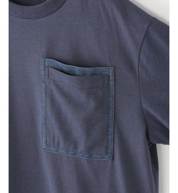 ikka kids「デニムライクMIX BIGポケTシャツ（120~160cm）」|Tシャツ・カットソー|