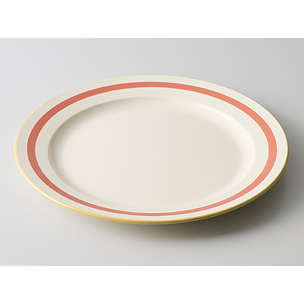 BACKYARD FAMILY「お皿 おしゃれ シンプル 通販 日本製 24cm 皿 丸皿 パスタ皿 サラダプレート 中皿」|食器・キッチングッズ|オレンジ1