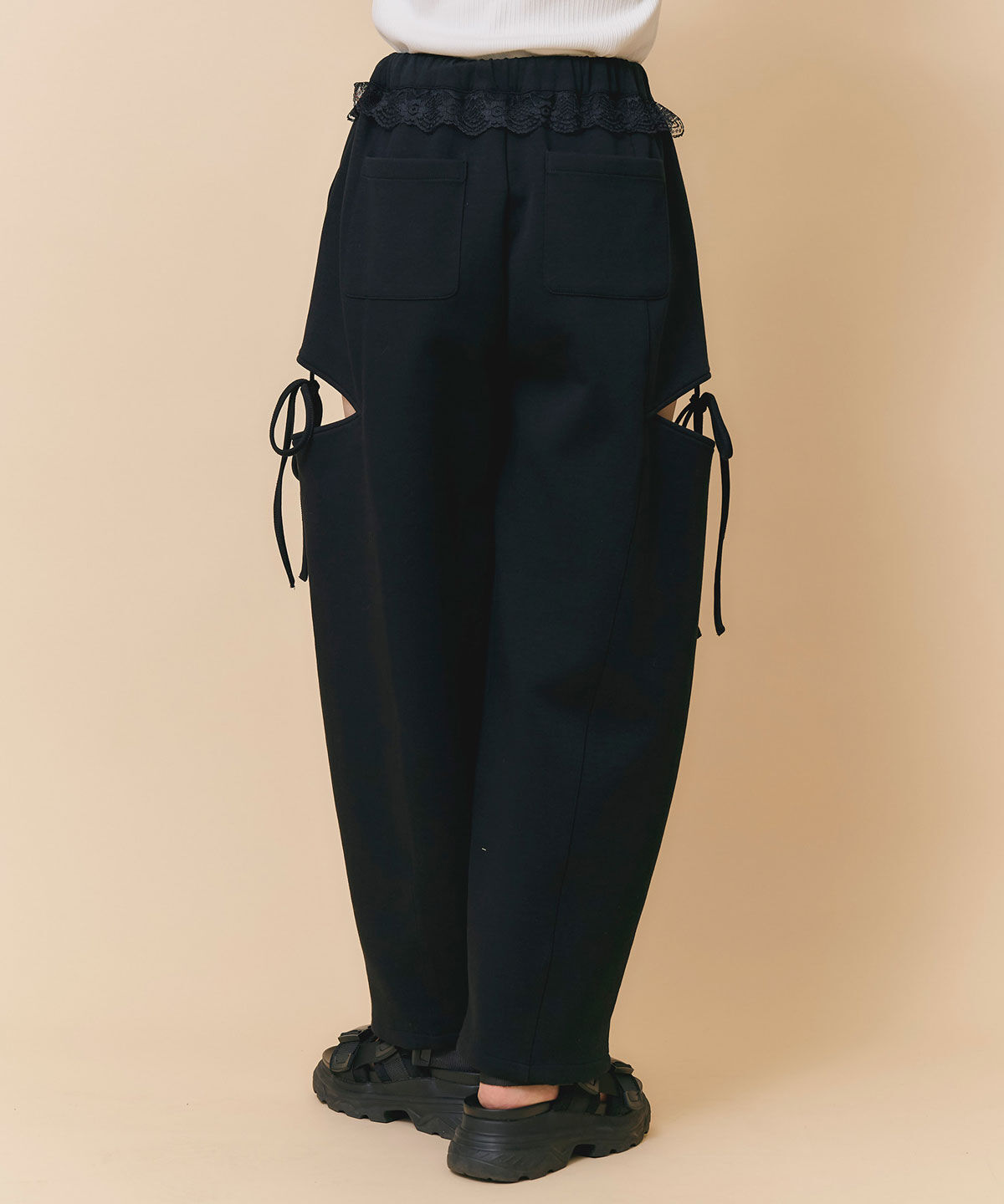 REDYAZEL「ウエストレースサイドカットアウトパンツ」|その他|
