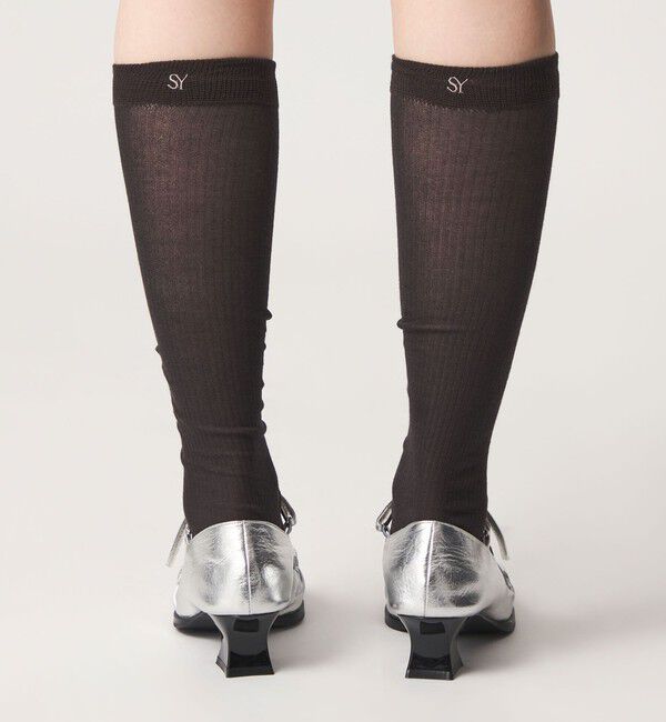 SY UNITED ARROWS「＜SY＞ シアーリブソックス」|ソックス|