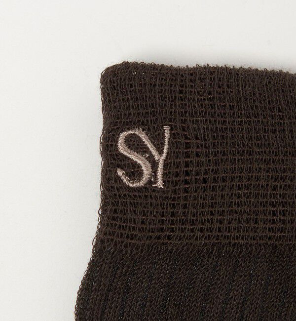 SY UNITED ARROWS「＜SY＞ シアーリブソックス」|ソックス|