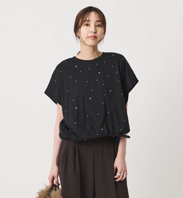 UNITED ARROWS「ビジュー Tシャツ ‐接触冷感‐」|Tシャツ・カットソー|