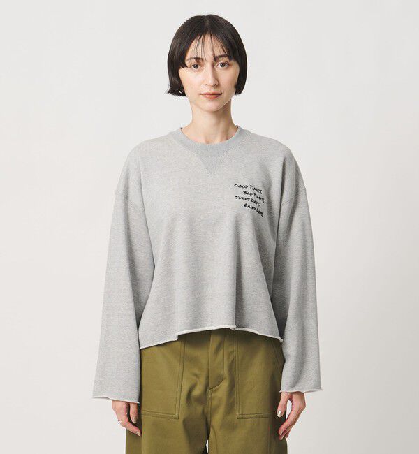 UNITED ARROWS「＜SACRA＞エンブロイダリー スウェット」|スウェット・ジャージ|