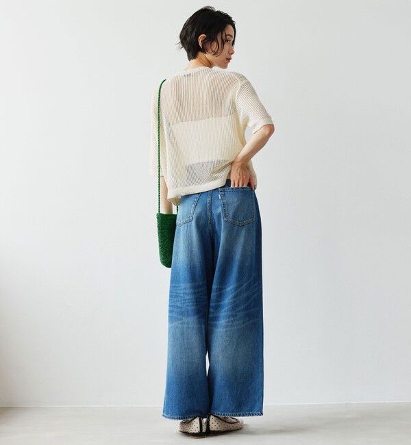 UNITED ARROWS green label relaxing「デイリーメッシュカーデ ウォッシャブル」|カーディガン|