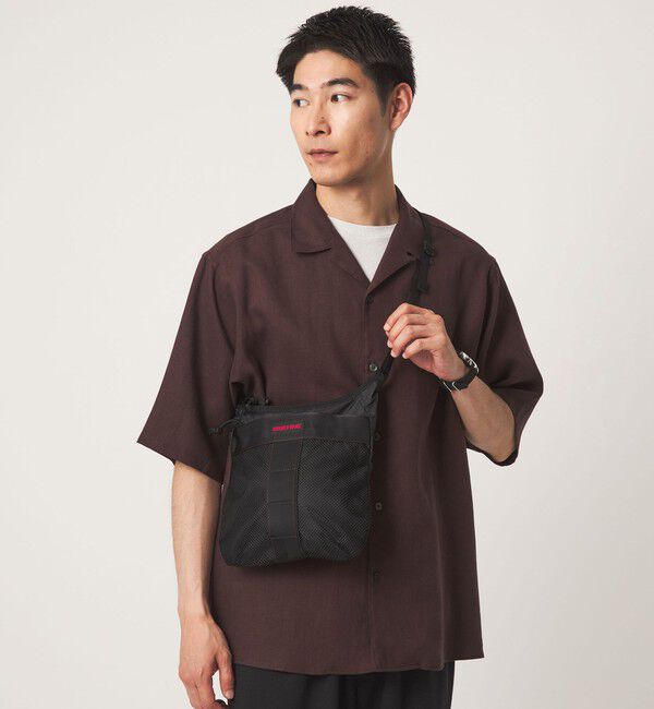UNITED ARROWS green label relaxing「【別注】＜BRIEFING＞リップストップ サコッシュ TALL」|ショルダー・メッセンジャー|