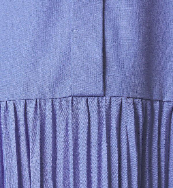 UNITED ARROWS green label relaxing「［size SHORT/TALLあり］全方位映えプリーツワンピ マシンウォッシャブル 吸水速乾」|ワンピース|