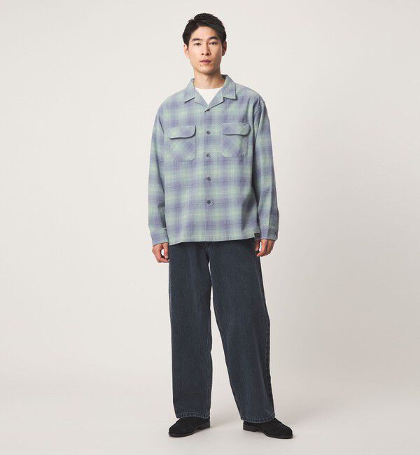 UNITED ARROWS green label relaxing「【別注】＜PENDLETON＞チェック オープンカラー 長袖 シャツ」|シャツ・ブラウス|