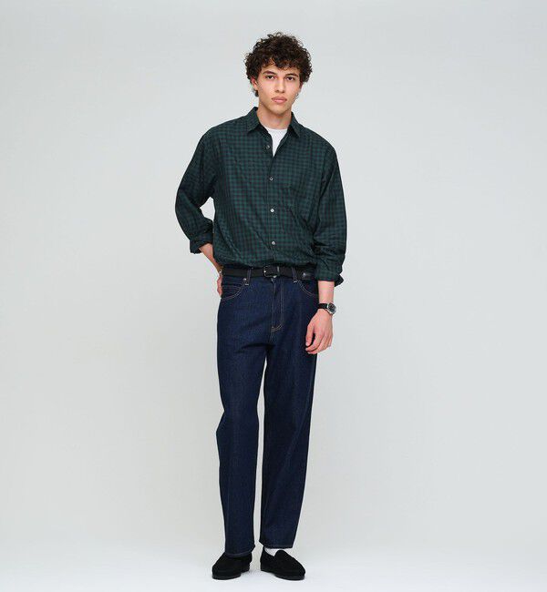 UNITED ARROWS green label relaxing「トーマスメイソン ビエラ チェック  ジャストルーズ レギュラーカラー 長袖 シャツ」|シャツ・ブラウス|