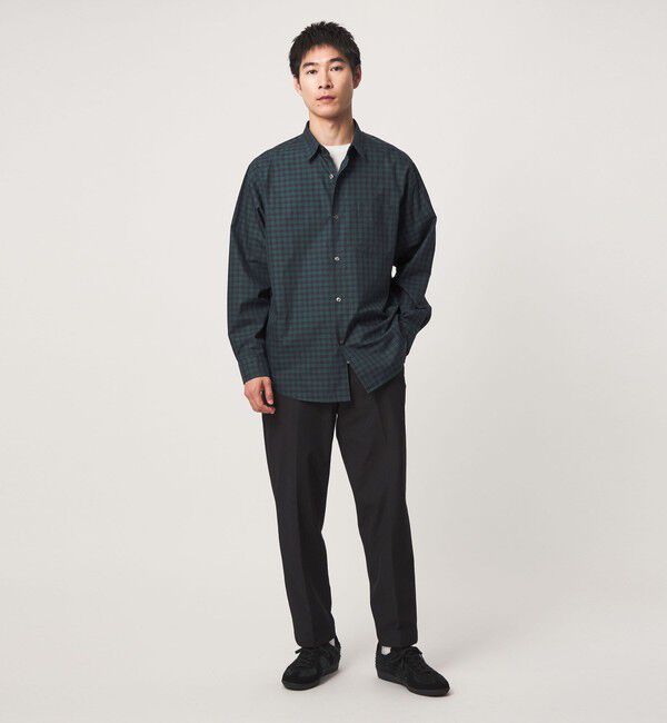 UNITED ARROWS green label relaxing「トーマスメイソン ビエラ チェック  ジャストルーズ レギュラーカラー 長袖 シャツ」|シャツ・ブラウス|