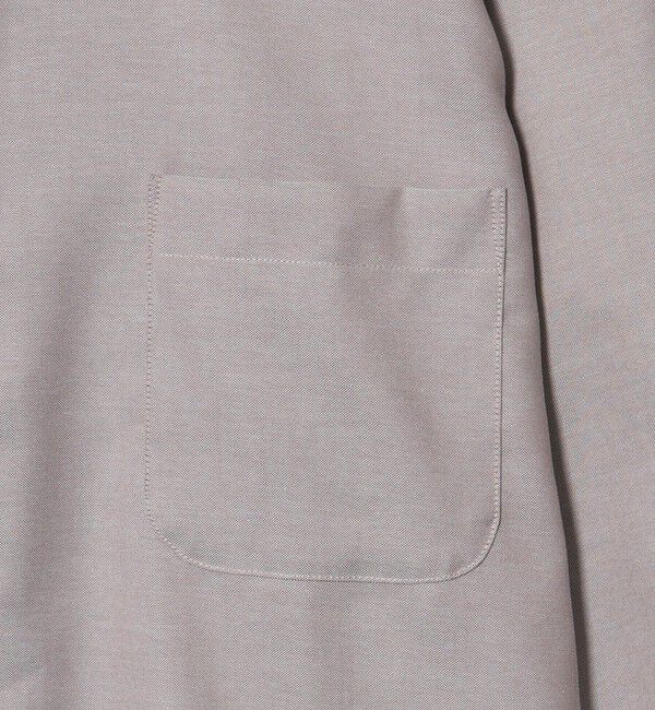 UNITED ARROWS green label relaxing「エブリット コットンオックス ソリッド スナップ ボタンダウン シャツ -イージーアイロン-」|シャツ・ブラウス|
