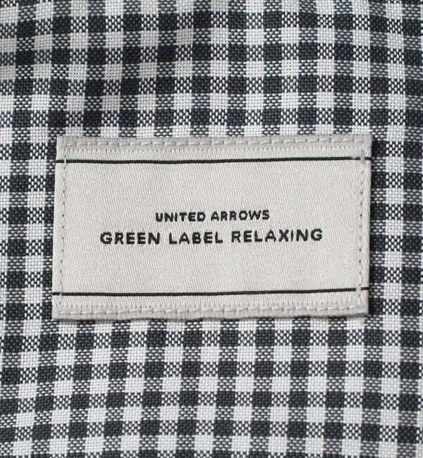UNITED ARROWS green label relaxing「エブリット コットンオックス ギンガムチェック スナップ ボタンダウン シャツ -イージーアイロン-」|シャツ・ブラウス|