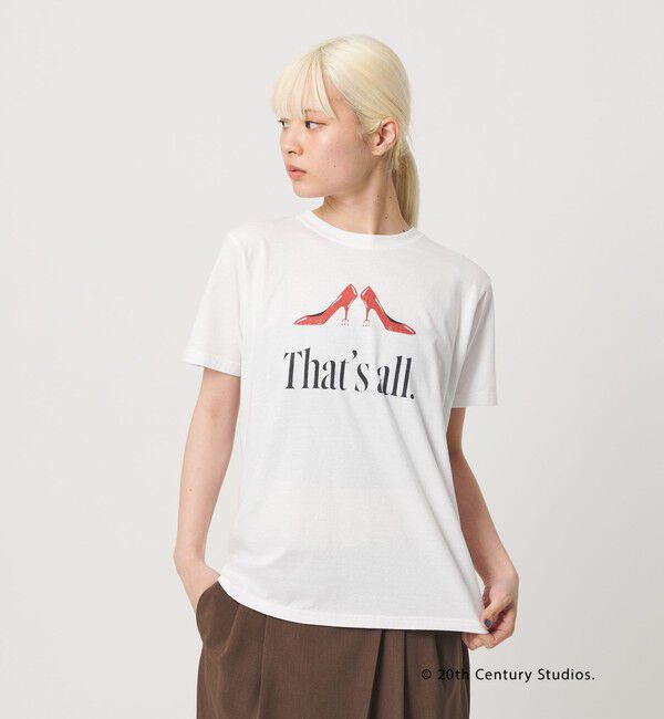 BEAUTY&YOUTH UNITED ARROWS「【別注】＜プラダを着た悪魔2＞ シアー プリント Tシャツ」|Tシャツ・カットソー|