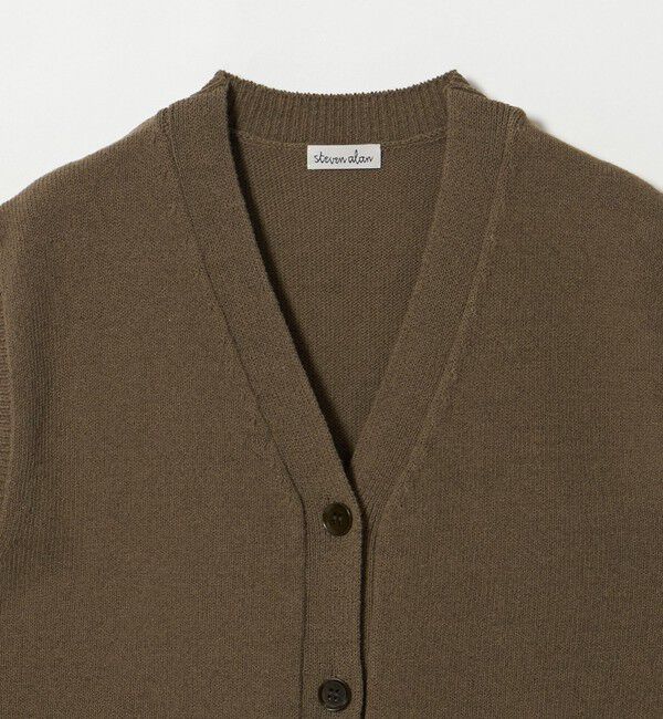 STEVEN ALAN「＜Steven Alan＞コットン ナイロン Vネック ベスト」|ベスト・ジレ|