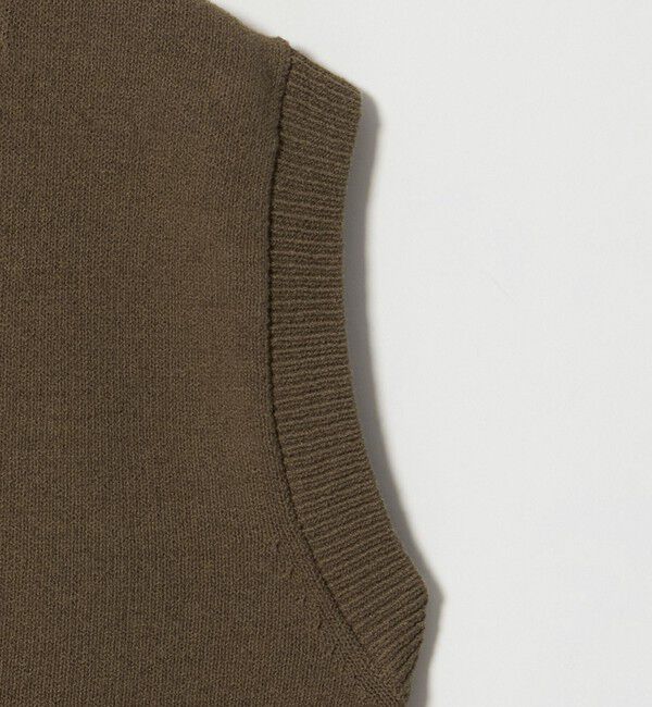 STEVEN ALAN「＜Steven Alan＞コットン ナイロン Vネック ベスト」|ベスト・ジレ|