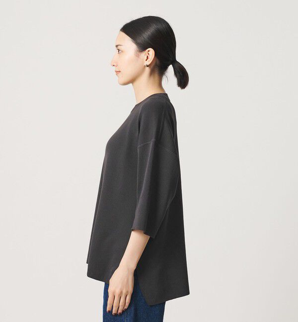 BEAUTY&YOUTH UNITED ARROWS「コットンポリエステル ハーフスリーブ ニットプルオーバー ウォッシャブル」|ニット・セーター|