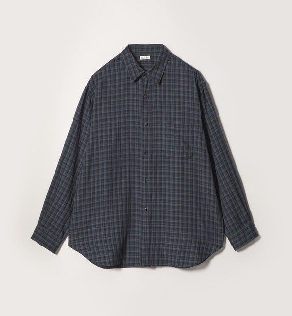 STEVEN ALAN「＜Steven Alan＞ CC ガーゼ マドラスチェック レギュラーカラー シャツ LOOSE」|シャツ・ブラウス|ROYAL