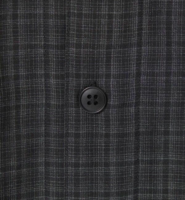 STEVEN ALAN「＜Steven Alan＞ ウール チェック オープンカラー オーバー シャツ」|シャツ・ブラウス|