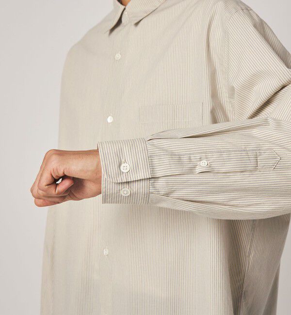 STEVEN ALAN「＜Steven Alan＞ 60 コンパクト ストライプ レギュラーカラー シャツ LOOSE」|シャツ・ブラウス|