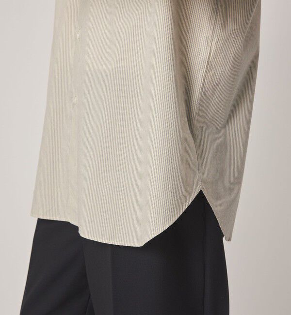 STEVEN ALAN「＜Steven Alan＞ 60 コンパクト ストライプ レギュラーカラー シャツ LOOSE」|シャツ・ブラウス|