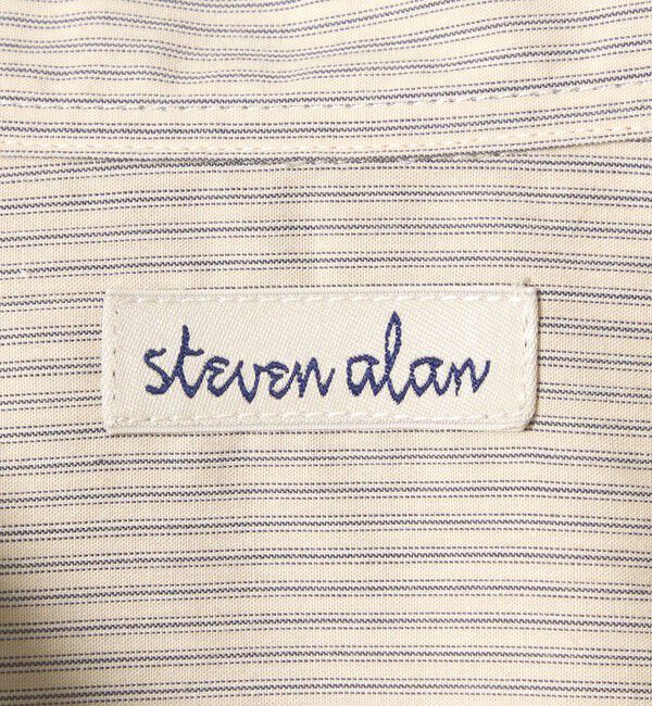 STEVEN ALAN「＜Steven Alan＞ 60 コンパクト ストライプ レギュラーカラー シャツ LOOSE」|シャツ・ブラウス|