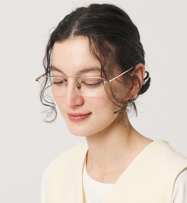 BEAUTY&YOUTH UNITED ARROWS「＜heyep＞Bridgeless ハーフフレームメガネ」|メガネ|