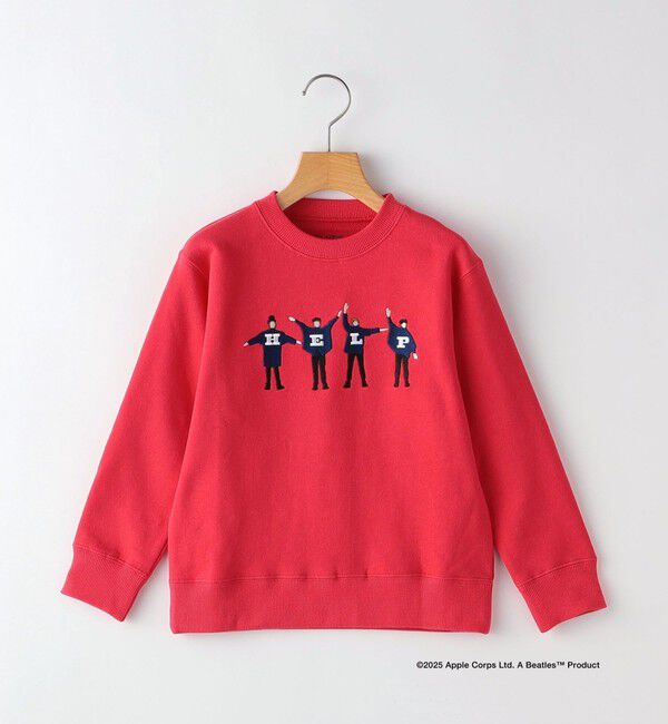 SHIPS KIDS「SHIPS KIDS:140～160cm /【THE BEATLES（ザ・ビートルズ）】スウェット」|Tシャツ・カットソー|レッド