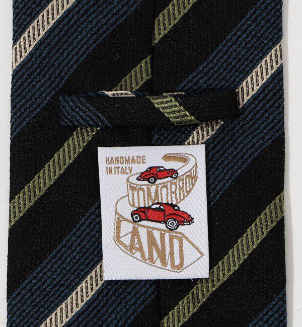 TOMORROWLAND GOODS「TOMORROWLAND MADE IN ITALY シルクジャガード レジメンタルストライプネクタイ」|ネクタイ・蝶ネクタイ|