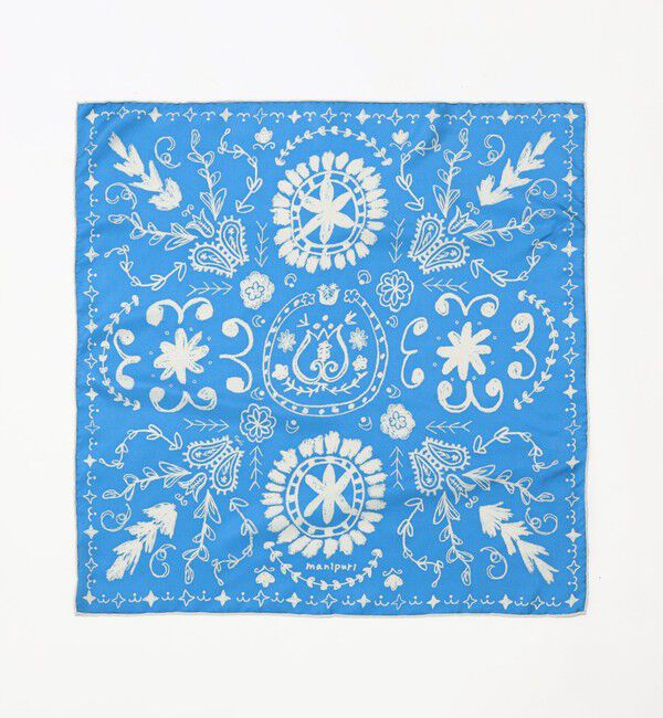 TOMORROWLAND GOODS「manipuri BANDANA シルクスカーフ」|バンダナ・スカーフ|