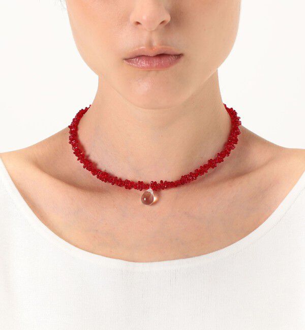 TOMORROWLAND GOODS「【別注】Sisi Joia RED CRISTAL DROP ネックレス」|ネックレス|