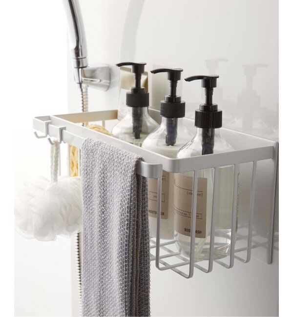 journal standard Furniture「《WEB限定予約》【tower/タワー】 マグネットバスルームバスケット」|トイレタリー・ランドリーグッズ|ホワイト