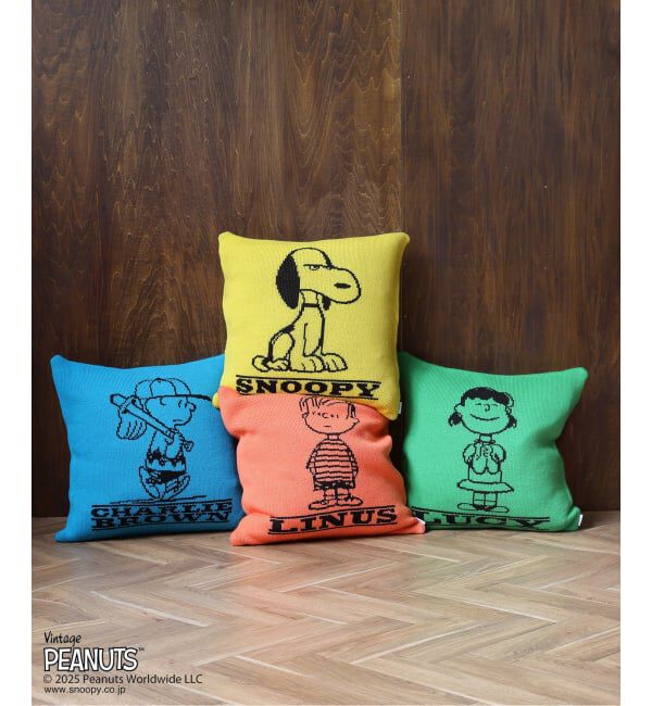 journal standard Furniture「【PEANUTS&times;SPORTS WEAR by JSF】別注 KNIT CUSHION クッションカバー」|クッション・クッションカバー|