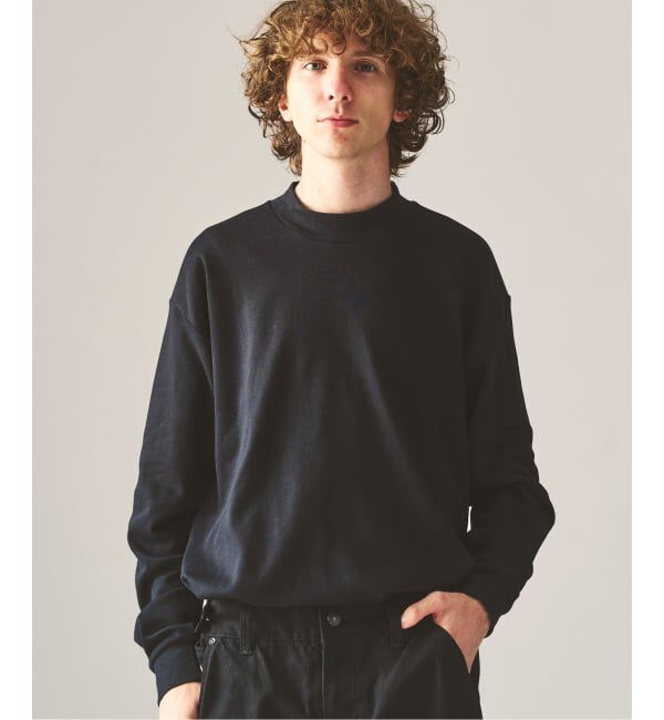 417 EDIFICE「【Hanes&times;417 EDIFICE】別注 CLEAR CUT COTTON SMOOTH MOCK NECK（MODERN FIT）」|Tシャツ・カットソー|