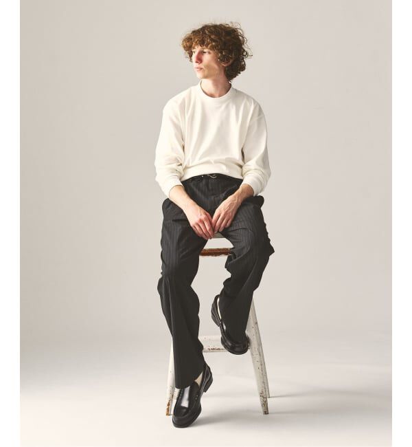 417 EDIFICE「【Hanes&times;417 EDIFICE】別注 CLEAR CUT COTTON SMOOTH MOCK NECK（MODERN FIT）」|Tシャツ・カットソー|