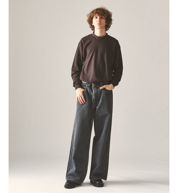 417 EDIFICE「【Hanes&times;417 EDIFICE】別注 CLEAR CUT COTTON SMOOTH MOCK NECK（MODERN FIT）」|Tシャツ・カットソー|
