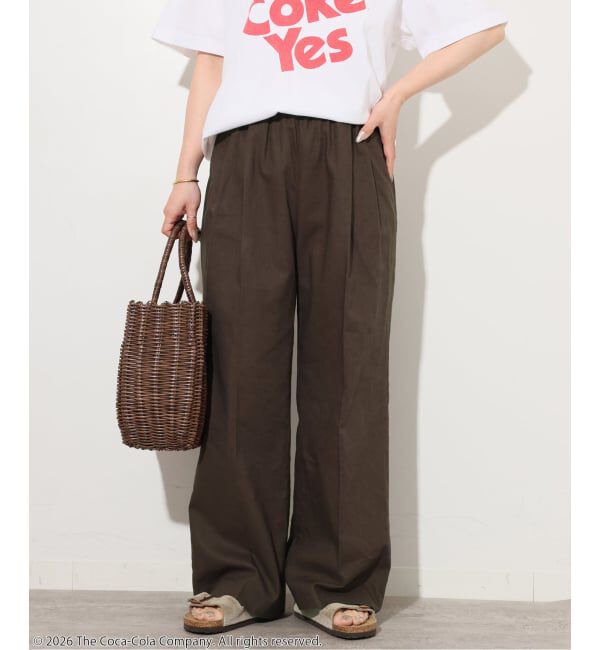 JOURNAL STANDARD relume「《追加》リネンコットンギャザータックパンツ」|その他|