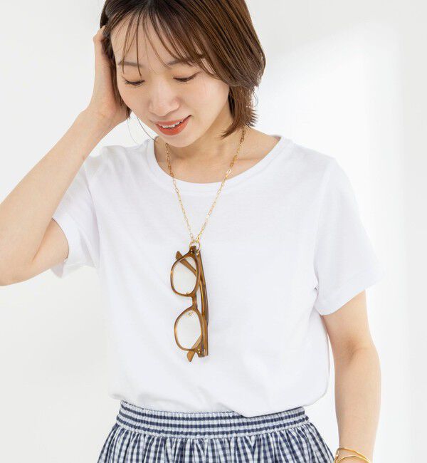 NOLLEY'S「《ノーリーズオリジナル美容Tシャツ》シルクアミノ酸加工Ｔシャツ」|Tシャツ・カットソー|